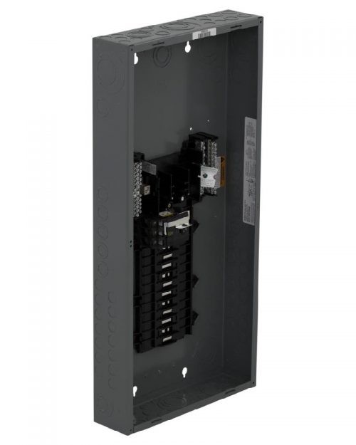 Caja con interior para centro de carga de 27 polos. 100 A. trifásico. Con interruptor principal