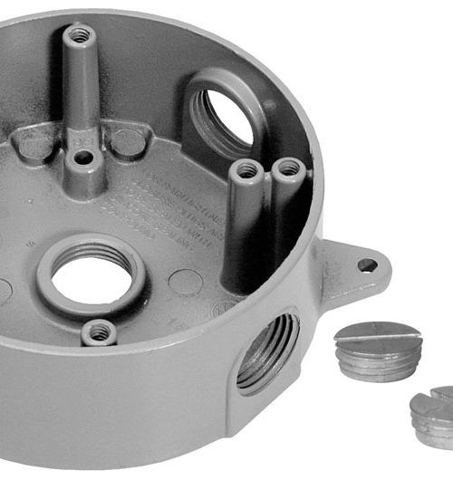 CAJA REDONDA DE 1/2 DE ALUMINIO MCA CHD