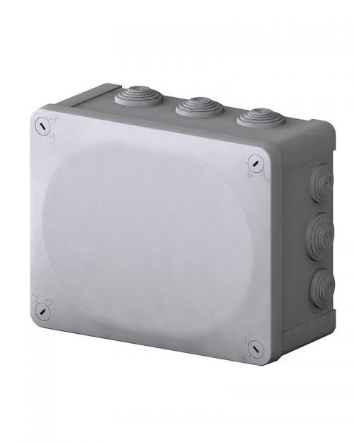 CAJA ESTANCAS IP55, 225 X 175 X 100, CON CONOS Y TAPA CON TORNILLOS | ROYER