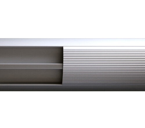 CANALETA DE 1/2 CAÑA DE ALUMINIO 21/2 X 2.50 MTS.