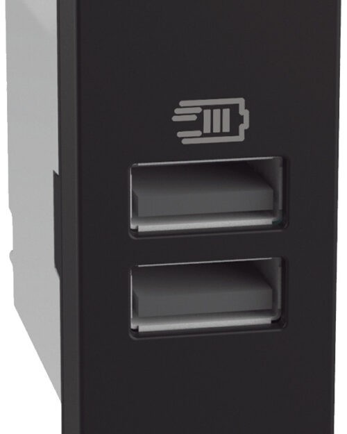 Cargador USB Tipo A + A,  3 Amp.