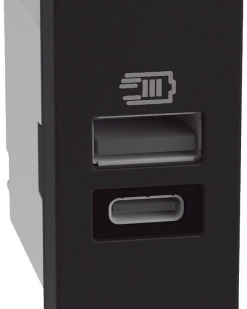 Cargador USB Tipo A + C,  3 Amp.