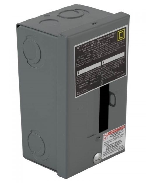 Centro de carga de 2 polos. Tipo Americano. Sobreponer