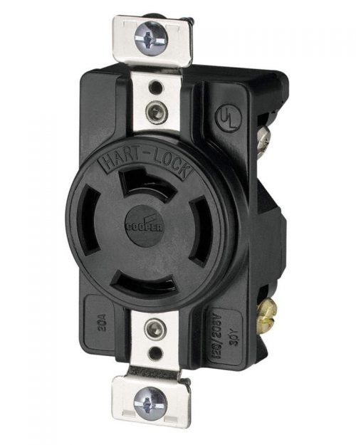 7410B | CONTACTO PARA 20A. 120/208V. 3P. 4H. CABLEADO LATERAL Y POSTERIOR | ARROW HART