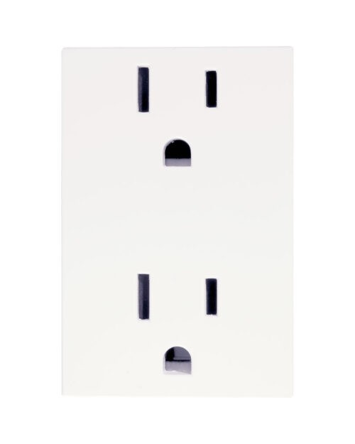 CONTACTO DUPLEX 2 POLOS MAS TIERRA 3 MODULOS STYLO/STATUS