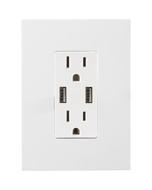 CONTACTO DUPLEX COMERCIAL NEMA 6-20R C/ PLACA BLANCA  | ALPHA | ESTEVEZ