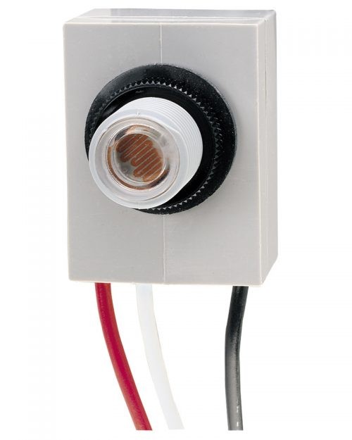 Control fotoeléctrico térmico de botón, 208-277 V