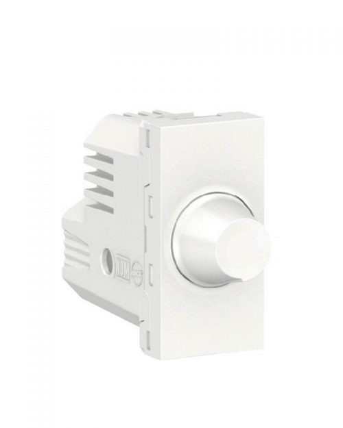 Dimmer giratorio para lamparas resistivas. 300W 127Vca. Blanco