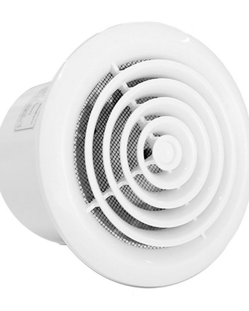 EXTRACTOR CIRCULAR AXIAL 4″ ACABADO BLANCO ABS | MASTERFAN