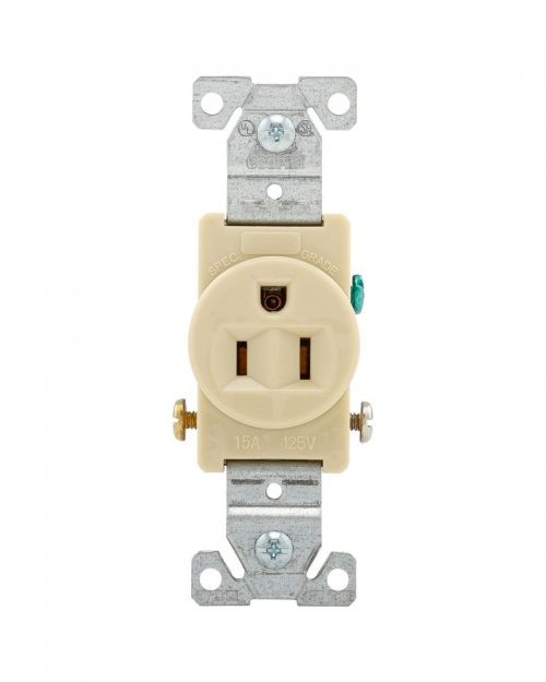 817V-BOX | CONTACTO SENCILLO C/CABLE POST NEMA 5-15R 15A 125V | ARROW HART